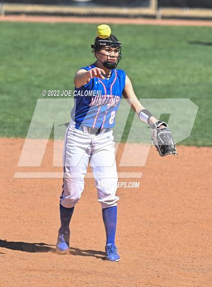 Thumbnail 3 in Uvalde vs San Antonio Memorial (Median Valley Softball Tournament) photogallery.