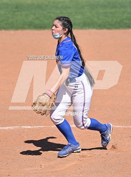 Thumbnail 2 in Uvalde vs San Antonio Memorial (Median Valley Softball Tournament) photogallery.