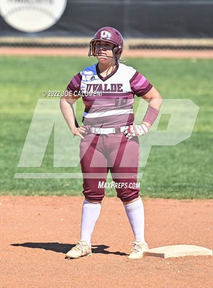 Thumbnail 1 in Uvalde vs San Antonio Memorial (Median Valley Softball Tournament) photogallery.