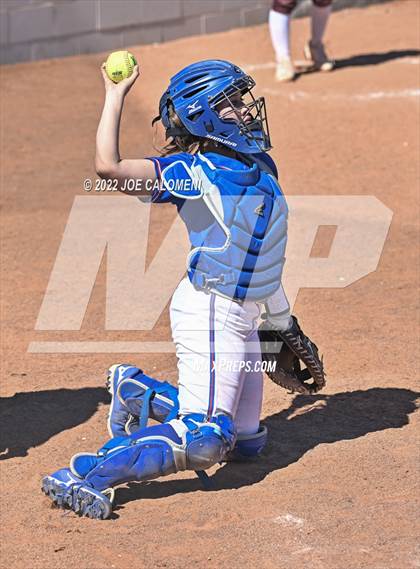 Thumbnail 2 in Uvalde vs San Antonio Memorial (Median Valley Softball Tournament) photogallery.