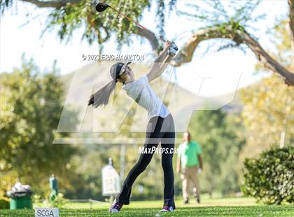 Thumbnail 3 in Girls Golf (CIF SS Regional Championship) photogallery.