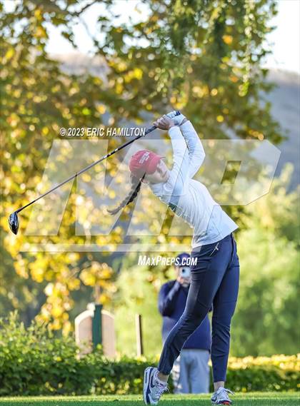 Thumbnail 2 in Girls Golf (CIF SS Regional Championship) photogallery.