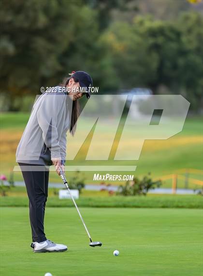 Thumbnail 3 in Girls Golf (CIF SS Regional Championship) photogallery.