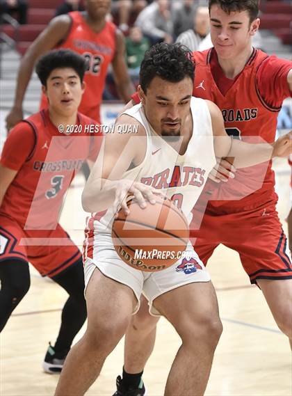 Thumbnail 1 in Crossroads vs. San Leandro (Rancho Mirage Holiday Invitational) photogallery.