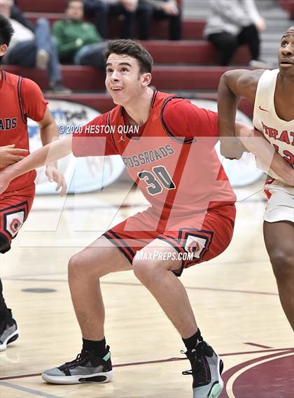 Thumbnail 1 in Crossroads vs. San Leandro (Rancho Mirage Holiday Invitational) photogallery.