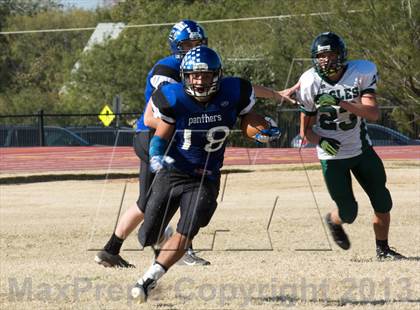 Thumbnail 3 in Greenville Christian @ Abilene Christian (TAPP's Six-Man Divison 1 Bi-District Playoff) photogallery.