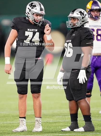 Thumbnail 2 in Martin vs Richardson (UIL 6A Bi-District) photogallery.