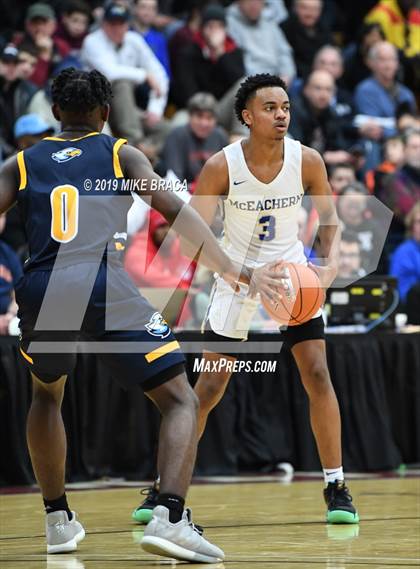 Thumbnail 3 in Rancho Christian vs. McEachern (Spalding Hoophall Classic) photogallery.