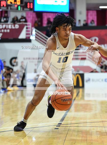 Thumbnail 3 in Rancho Christian vs. McEachern (Spalding Hoophall Classic) photogallery.