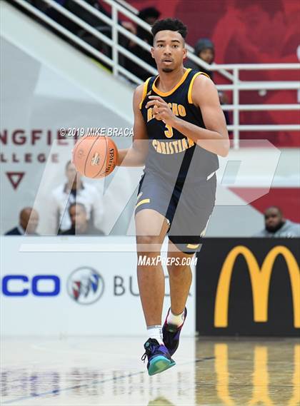 Thumbnail 1 in Rancho Christian vs. McEachern (Spalding Hoophall Classic) photogallery.