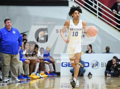 Thumbnail 1 in Rancho Christian vs. McEachern (Spalding Hoophall Classic) photogallery.