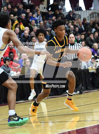 Thumbnail 2 in Rancho Christian vs. McEachern (Spalding Hoophall Classic) photogallery.