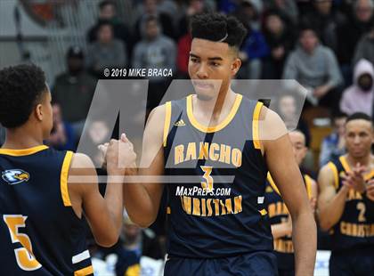 Thumbnail 2 in Rancho Christian vs. McEachern (Spalding Hoophall Classic) photogallery.