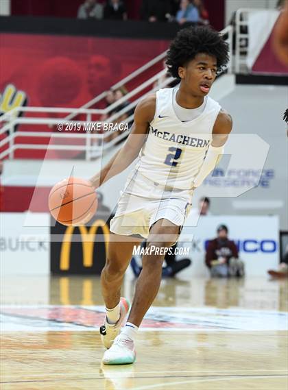 Thumbnail 1 in Rancho Christian vs. McEachern (Spalding Hoophall Classic) photogallery.
