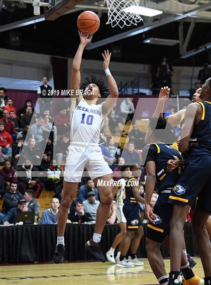 Thumbnail 3 in Rancho Christian vs. McEachern (Spalding Hoophall Classic) photogallery.
