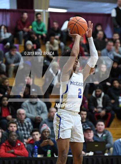 Thumbnail 1 in Rancho Christian vs. McEachern (Spalding Hoophall Classic) photogallery.