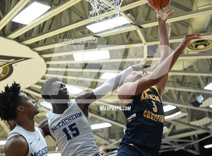 Thumbnail 2 in Rancho Christian vs. McEachern (Spalding Hoophall Classic) photogallery.