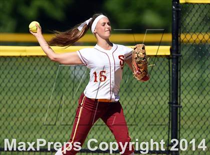 Thumbnail 1 in Wolcott @ St. Joseph (CIAC Class M 1st Round) photogallery.