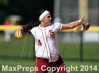 Thumbnail 2 in Wolcott @ St. Joseph (CIAC Class M 1st Round) photogallery.