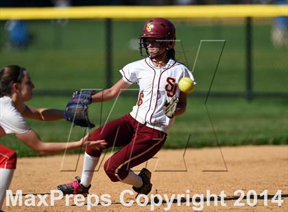 Thumbnail 2 in Wolcott @ St. Joseph (CIAC Class M 1st Round) photogallery.