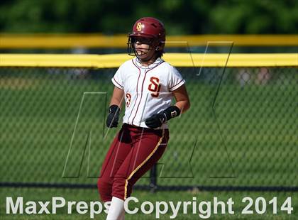 Thumbnail 2 in Wolcott @ St. Joseph (CIAC Class M 1st Round) photogallery.