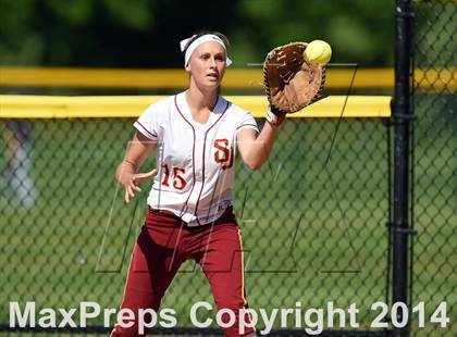 Thumbnail 2 in Wolcott @ St. Joseph (CIAC Class M 1st Round) photogallery.