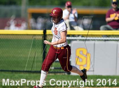 Thumbnail 3 in Wolcott @ St. Joseph (CIAC Class M 1st Round) photogallery.