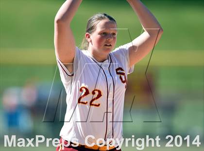 Thumbnail 2 in Wolcott @ St. Joseph (CIAC Class M 1st Round) photogallery.