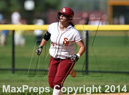 Thumbnail 2 in Wolcott @ St. Joseph (CIAC Class M 1st Round) photogallery.