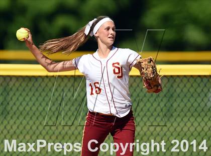 Thumbnail 3 in Wolcott @ St. Joseph (CIAC Class M 1st Round) photogallery.