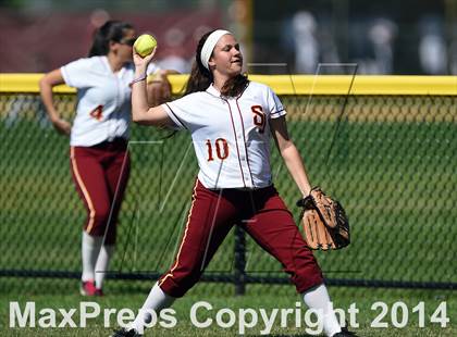 Thumbnail 2 in Wolcott @ St. Joseph (CIAC Class M 1st Round) photogallery.