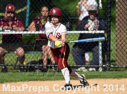 Thumbnail 2 in Wolcott @ St. Joseph (CIAC Class M 1st Round) photogallery.