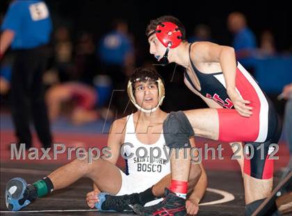 Thumbnail 1 in CIF State Wrestling Championships (Day 1 - Round 1) photogallery.