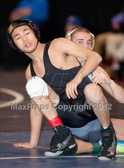 Thumbnail 3 in CIF State Wrestling Championships (Day 1 - Round 1) photogallery.
