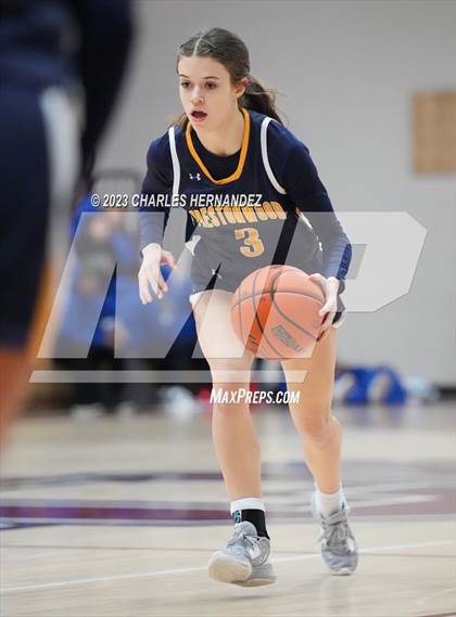 Thumbnail 2 in St. Agnes Academy vs. Prestonwood Christian (TAPPS 6A Area Playoff) photogallery.