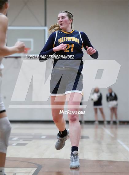 Thumbnail 2 in St. Agnes Academy vs. Prestonwood Christian (TAPPS 6A Area Playoff) photogallery.