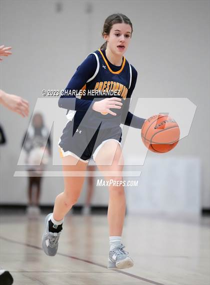 Thumbnail 3 in St. Agnes Academy vs. Prestonwood Christian (TAPPS 6A Area Playoff) photogallery.