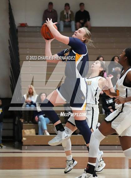 Thumbnail 2 in St. Agnes Academy vs. Prestonwood Christian (TAPPS 6A Area Playoff) photogallery.