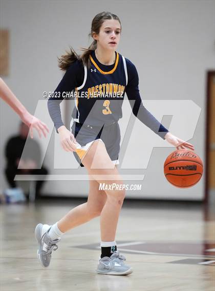 Thumbnail 2 in St. Agnes Academy vs. Prestonwood Christian (TAPPS 6A Area Playoff) photogallery.