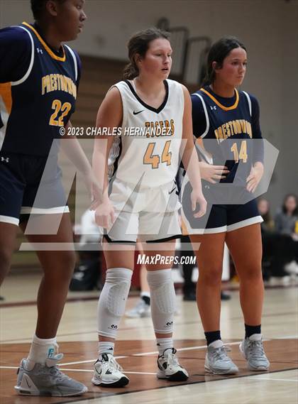 Thumbnail 2 in St. Agnes Academy vs. Prestonwood Christian (TAPPS 6A Area Playoff) photogallery.