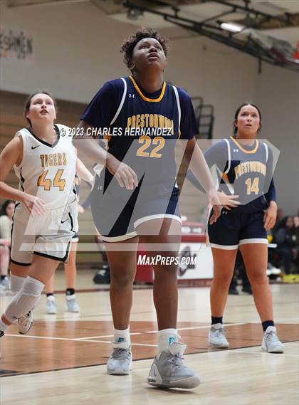 Thumbnail 2 in St. Agnes Academy vs. Prestonwood Christian (TAPPS 6A Area Playoff) photogallery.