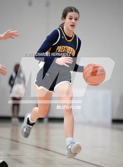 Thumbnail 1 in St. Agnes Academy vs. Prestonwood Christian (TAPPS 6A Area Playoff) photogallery.