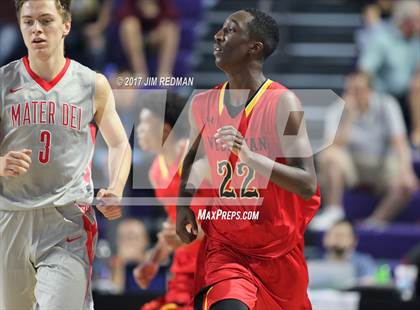 Thumbnail 2 in Mater Dei vs. Wesleyan Christian Academy (City of Palms Classic) photogallery.