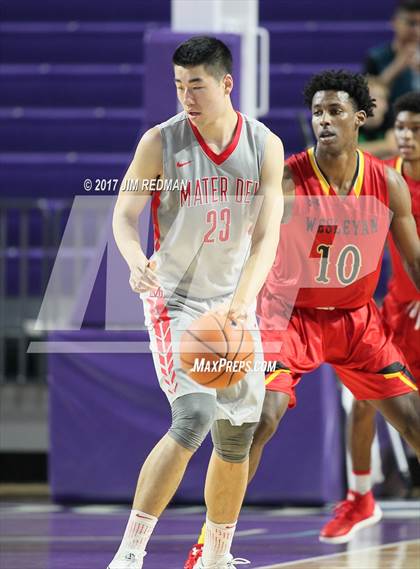 Thumbnail 2 in Mater Dei vs. Wesleyan Christian Academy (City of Palms Classic) photogallery.