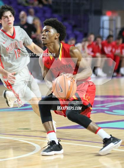 Thumbnail 3 in Mater Dei vs. Wesleyan Christian Academy (City of Palms Classic) photogallery.