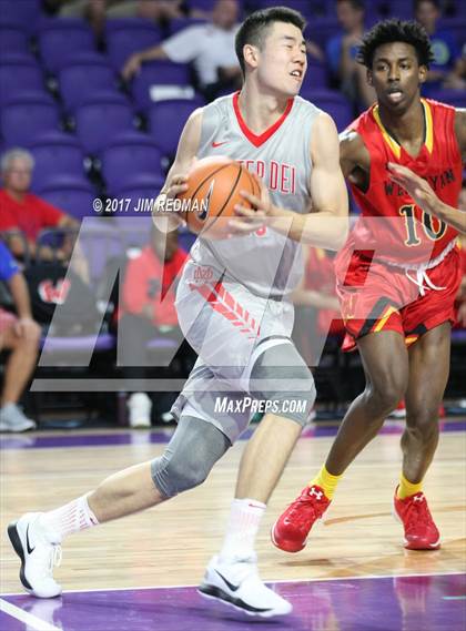 Thumbnail 3 in Mater Dei vs. Wesleyan Christian Academy (City of Palms Classic) photogallery.