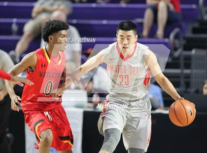 Thumbnail 2 in Mater Dei vs. Wesleyan Christian Academy (City of Palms Classic) photogallery.