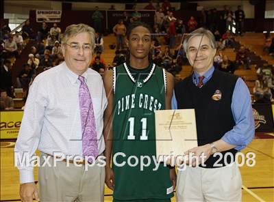 Thumbnail 2 in Holyoke vs Pine Crest (Spalding Hoophall Classic) photogallery.