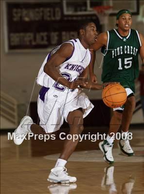 Thumbnail 2 in Holyoke vs Pine Crest (Spalding Hoophall Classic) photogallery.