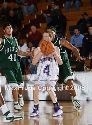 Thumbnail 1 in Holyoke vs Pine Crest (Spalding Hoophall Classic) photogallery.